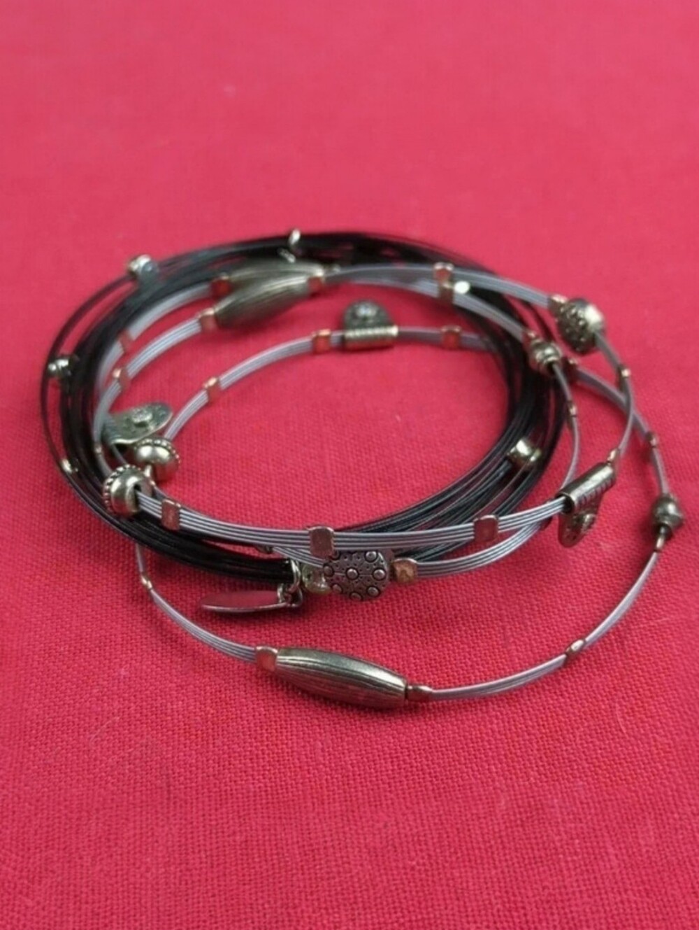 Set of 4 Seasonal Whispers Bangle Bracelets